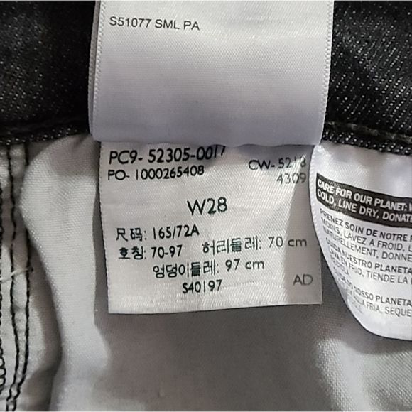 LEVI'S Wedgie Skinny Jeans in Ravens Wing Size 28 - Picture 16 of 16